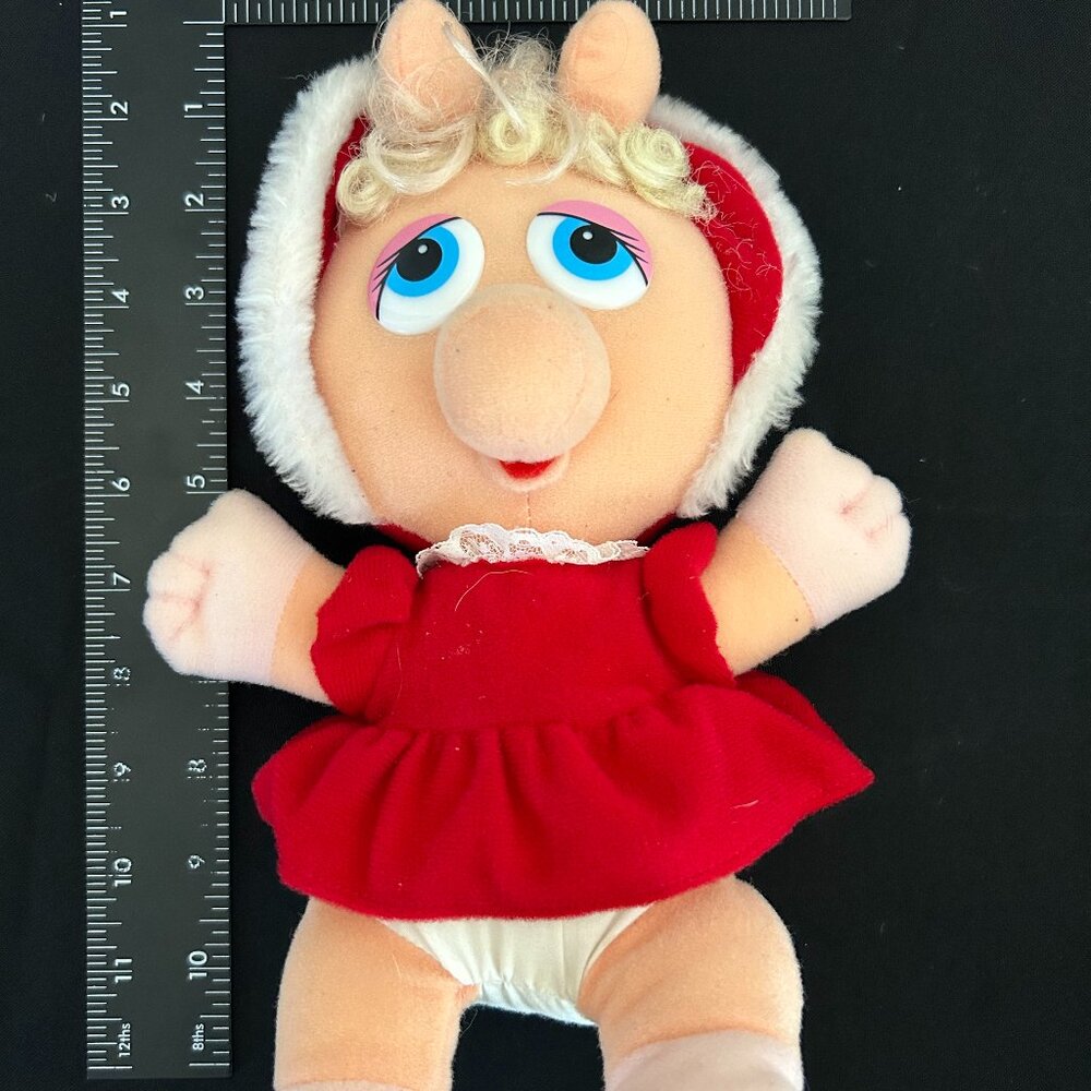 Jim Henson Muppet Babies Miss Piggy 10” McDonald’s Plush 1987